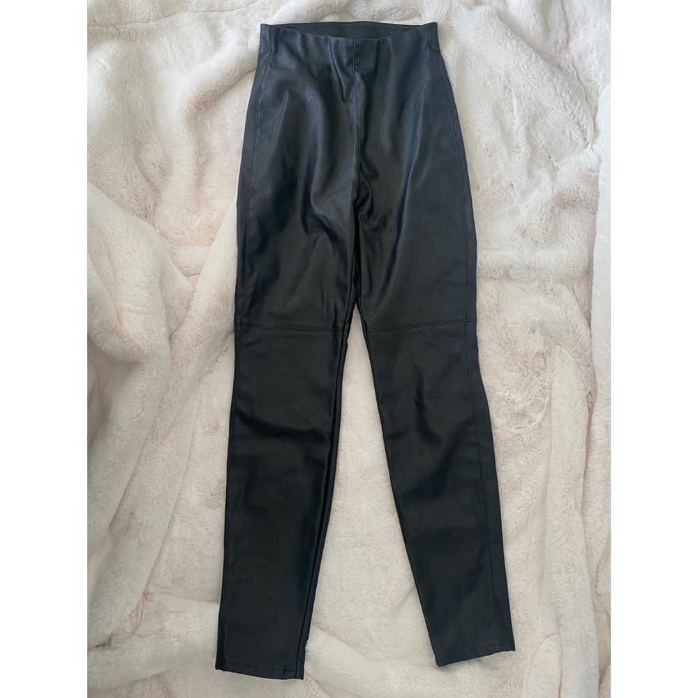 Black Leather Leggings